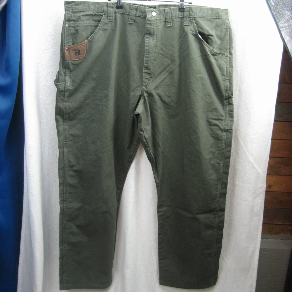 NWOT Wrangler Riggs Carpenter's Jeans-46X32-Olive